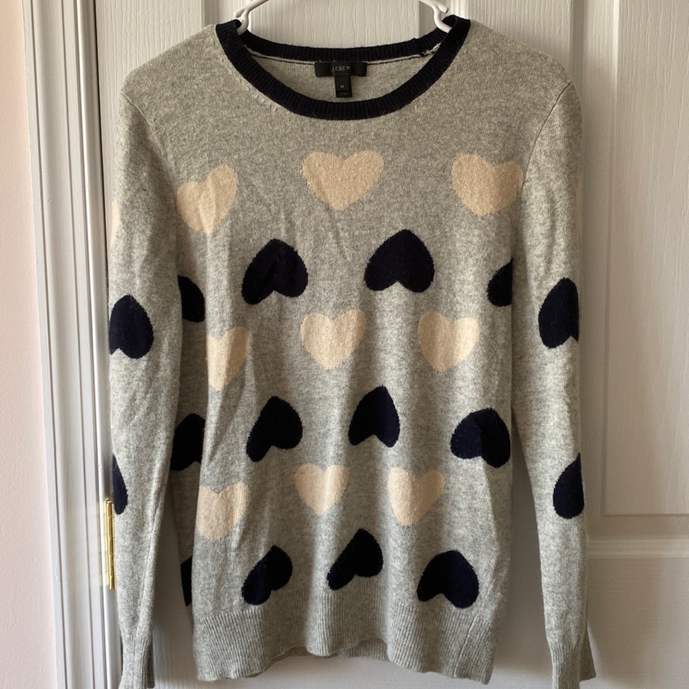 J. Crew Heart Sweater!
